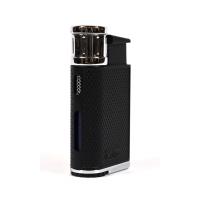 Colibri Evo Single-jet Flame Lighter - Black & Chrome